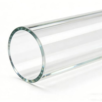 FixtureDisplays® Clear Acrylic Tube 4" (Nominal) Diameter (3.937" Exact Outside dim) x 6" Long, 5/64" (2mm) Wall Open Ended 15139-6"-1PK-NPF - size: 4" Dia X 6" 1PK