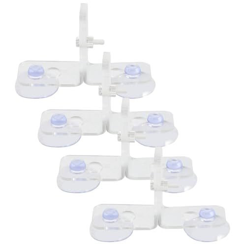 VICASKY 4sets Aquarium Divider Clips Fish Tank Separation Board Cups for Insulation and Breeding