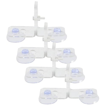 VICASKY 4sets Aquarium Divider Clips Fish Tank Separation Board Cups for Insulation and Breeding