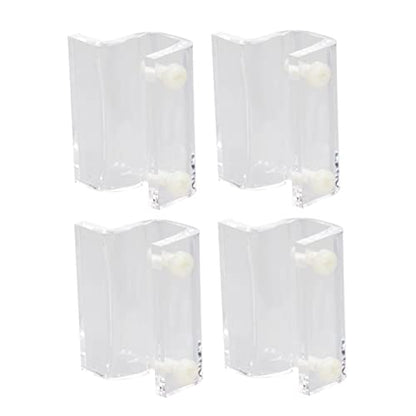 GALPADA 4Pcs Acrylic Fish Tank Cover Holder Support Bracket for Lids Aquarium Rack for Open Tanks Pet Boxes and Heat Preservation