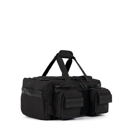 WOLFpak 30L Perfect Duffle Bag (Nightshade) Tactical Gym Bag Hardshell Base 1000D Waterproof Travel Carry On with Shoe Compartment, Dual Cup Holders, Laptop Sleeve & Molle Straps - color: Nightshade