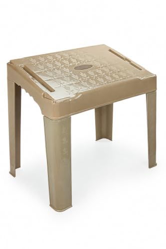 ihvan online, Quran Holder Stand, Portable Book & Bible Stand, Foldable Prayer Book Stands, Kuran Reading Stands Rehal, Islamic Gift for Ramadan Eid - color: Beige