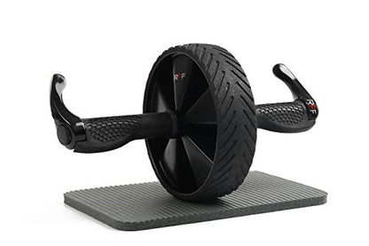 Ab Roller Wheel - Pre-Assembled Professional Grade Home & Gym Workout Abdominal Equipment for Abs Exercise - Core Stomach Abdomen Muscle Training and Strengthening while Rolling