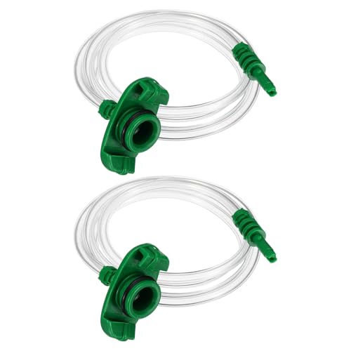 uxcell 2 Pcs Air Tube 30cc Glue Adhesive Dispenser Syringes Connector Adapter Replacement for Industrial Glue Liquid Cartridge Dispensing Accessories - size: 30cc