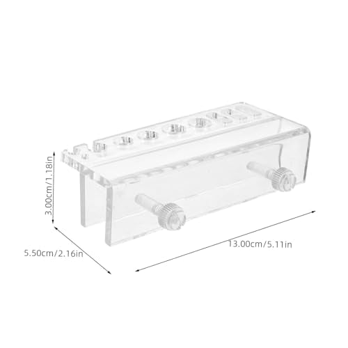 Aquarium Tool Holder -Mounted Organizer for Fish Tank Cleaning Accessories Storage for Scissors Tweezers and Tongs Design