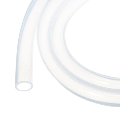 1m(3.3ft) 13mm(1/2") ID x 18mm(0.7") OD Silicone Tubing Clear Industrial Plastic Tubing Pure Silicone Hoses for Pump Siphoning Draining Irrigation Brewing - color: Clear, size: 1/2" x 0.7"