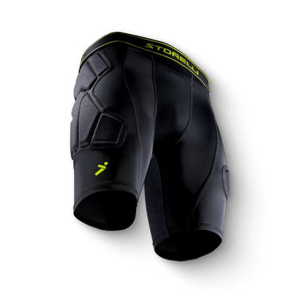 Storelli BodyShield Goalkeeper Sliders 2.0 – Padded Sliding Shorts for Soccer – Compression Undershorts with Cup Pocket - size: X-Large
