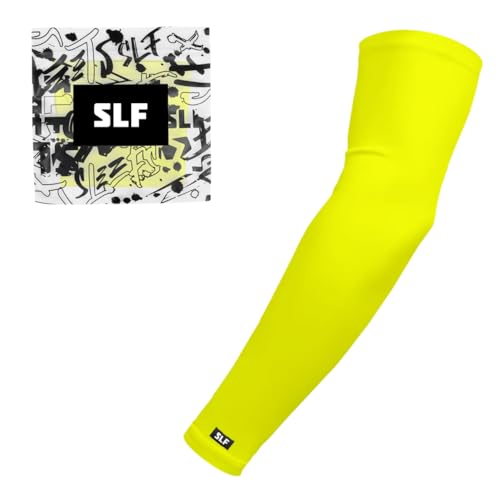 Solid Arm Sleeve - color: Hue Yellow Lemon, size: 3X-Large
