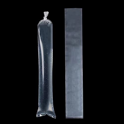 Long Plastic Sleeves 10x30 Inch 50 Pack Poster Poly Bags, 2 Mil Clear Flat Open Blueprint Storage Poster Tube for Large Narrow Items, Waterproof - style: 10X30-50pack