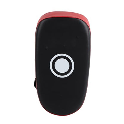 GLOGLOW Boxing Strike Pad for Training, High Density Sponge and PVC Leather, Multifunction Protective Strike Pad for Kickboxing Users - color: Red Stripe