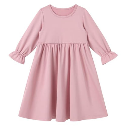 IWEMEK 2PCS Newborn Baby Girls Muslim Abaya Prayer Dress with Hijab Islamic Middle East Arab Dubai Robe Ramadan Eid Clothes - color: Pink, size: 0-6 Months