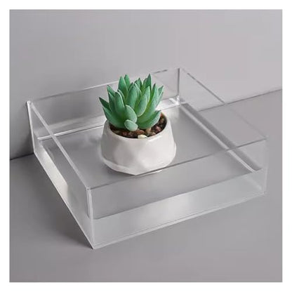 Transparent Acrylic Box Sink Tray, 5cm/2in High Shooting Props Display Box Desktop Storage Box Drawer Rack(50x10x5cm/19.7x3.9x2in) - size: 50x10x5cm/19.7x3.9x2in