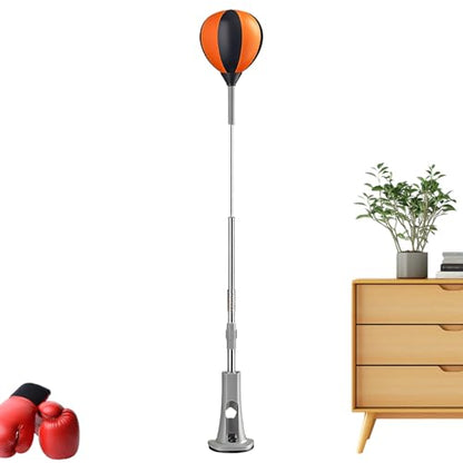 Punching Bag – Reactive Upright Boxing Target with Adjustable Suction Cup Base | Height Adjustable Training Equipment for Teen Adult Fitness Parent Child Exercise
