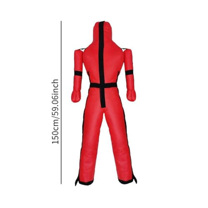 Training Dummy for Grappling and Wrestling Practice Unfilled for Men, 150cm
