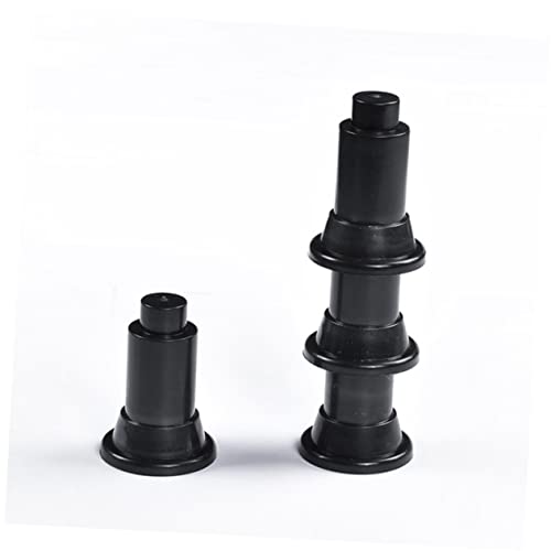 GANAZONO Fish Tank Plate 2pcs Bottom Pad for Aquarium Submersible PVC with 8 Nails - color: Black, size: 27.00X20.00X1.30CM
