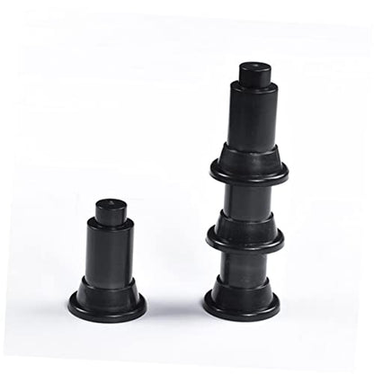 GANAZONO Fish Tank Plate 2pcs Bottom Pad for Aquarium Submersible PVC with 8 Nails - color: Black, size: 27.00X20.00X1.30CM