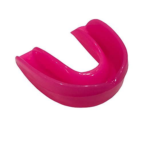 TMA Wrestling Mouth Guard for Boxing MMA Mouth Guard for Adults (Boxing, Martial Arts, Football, Taekwondo, Basketball, Lacrosse, Hockey, MMA) Mouthguard Slim Fit (Pink)