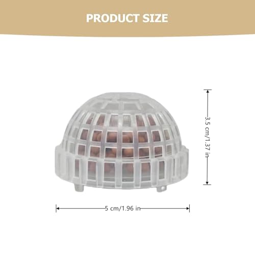 3 PCS Aquarium Moss Ball Holder Professional Aquarium Plant Holder Plastic Moss Ball Fish Tank Plant Holder with Filter Stone for Fish Tank Accessories