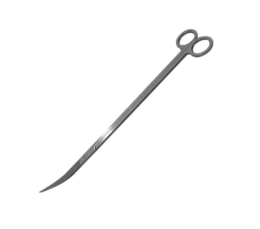 Aquarium Scissors, 13.8" Aquarium Scissors Extra Long | Stainless Steel Curved Scissors, Professional Aquarium Plant Scissors, Silver