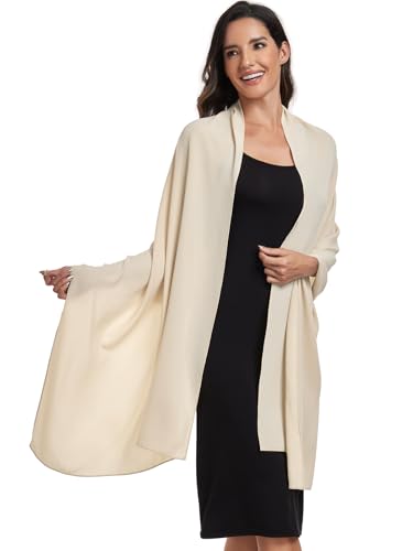 Chiffon Shawl and Wraps for Women Warm Scarves Wedding Evening Bridal Scarfs Pashmina Shawls - color: Gremay
