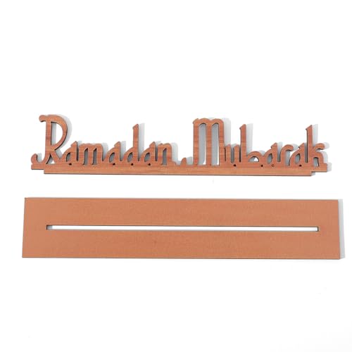 Ramadan Centerpieces Decorations,Eid Mubarak Table Decor,Happy Ramadan Kareem Signs,Detachable Tabletop Party Supplies