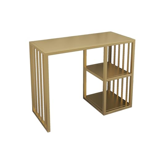 Sweeper Organizer TV Cabinet Sofa Sweeping Robot Storage Shelf Floor Side Table Fish Tank Shelf Storage Cabinet(Gold Shelf,100x40x70cm) - color: Gold Shelf, size: 100x40x70cm
