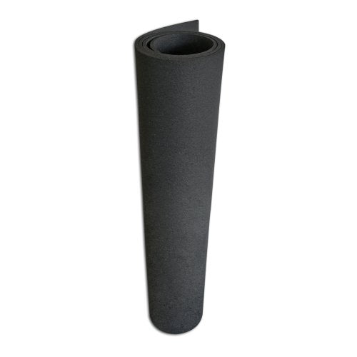 Rubber-Cal Elephant Bark Flooring 3/8-inch T x 4-feet - color: Black, size: 72"L x 48"W x 0.4"Th