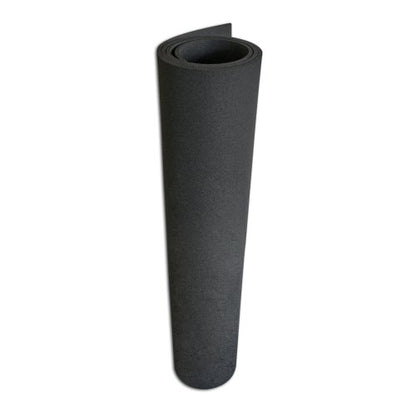 Rubber-Cal Elephant Bark Flooring 3/8-inch T x 4-feet - color: Black, size: 72"L x 48"W x 0.4"Th