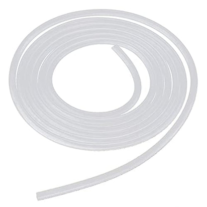 5/16" ID x 7/16" OD Food Grade Silicon Tubing, 3 Feet, Clear, Silicone, Non-Toxic, BPA Free - size: 5/16" ID x 7/16" OD, style: 3 Feet