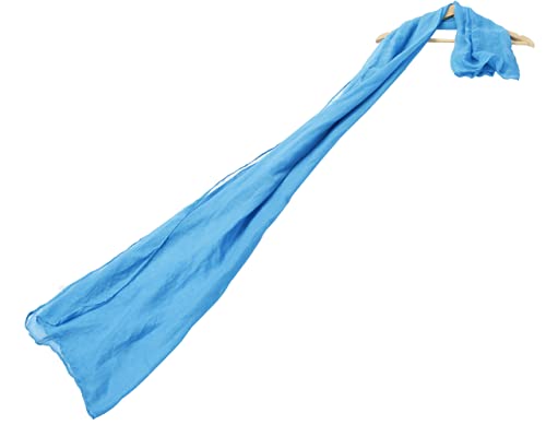 woogwin Women's Scarf Lady Light Soft Fashion Solid Shawl Wraps - color: Blue