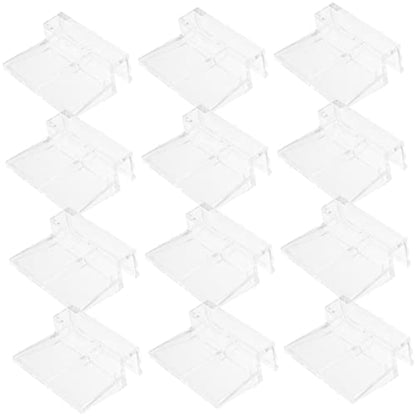 Levemolo 16Pcs Fish Tank Lid Supports Sturdy Acrylic Cover Racks for Aquariums Easy Installation and Durable Fish Tank Holders Fish Tank Accessories for Secure Lids