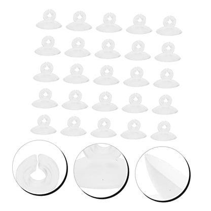 Kisangel 25pcs Airline Holders for Fish Tank Aquarium Tubing Clips Cups for Easy to Install for Smooth