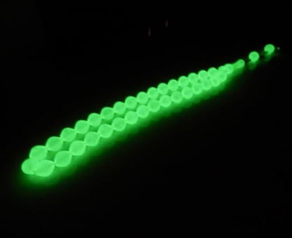 Perlin Prayer Beads Glow in The Dark Prayer Beads Glow Stones Tesbih Tasbih Tespih Misbaha Subha 33, Round Muslim Islamic Rosary Bracelets Worship Accessories