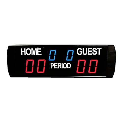 Digital Timer, Electronic Scoreboard Basketball & Timer Shot Portable Tabletop Wall Mount Digital with App Control Aluminum LED for Football,for Home Gym