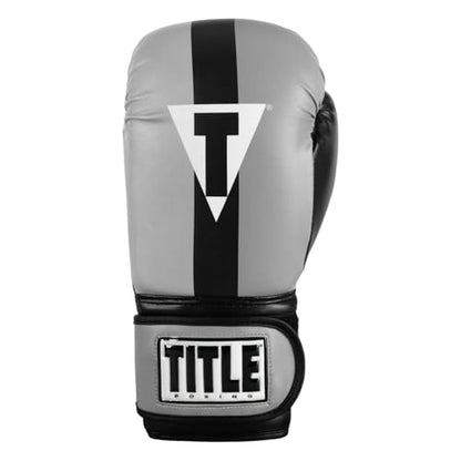 Title Boxing World Bag Boxing Gloves - color: Black/Grey, size: 12 oz