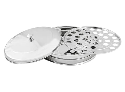 Communion Trays for Churches with Lid, 40 Cup Silver Stainless Steel Set Wine Cup Serving Set, Stackable Communion Tray, Reusable Cups, Church Sign Knob, Rust Proof, Dishwasher Safe - color: Silver, size: 4.9" x 4.9" x 1.3"
