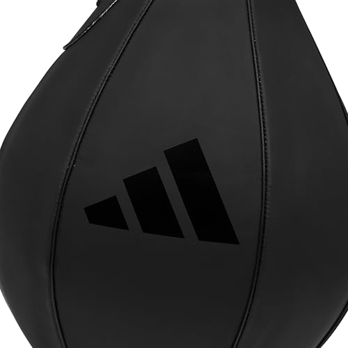 Adidas Speed Bag Equipment for Boxing & MMA Select Style: Bag Only, Wall-Mount Station, Beam Hanger, or Swivel - color: Speed Bag Only Black