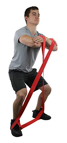 CanDo Multi-Grip 6 Foot Exercise Resistance Band with Hand/Foot Loops for Total Body Workouts, Training, Rehab, Stretching and Therapy - style: Light