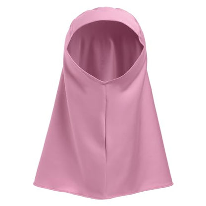 ODASDO Newborn Infant Baby Girls Muslim Abaya Prayer Dress with Hijab Middle East Arabian Dubai Robe Ramadan Eid Clothes - color: Purple Pink, size: 2-3 Years