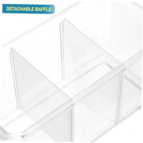 Fish Isolation Breeding Box Multi Compartment Tank for Betta Shrimp Tropical Fish Removable Divider for Optimal Growth