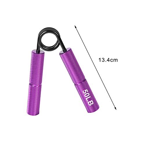 Adjustable Grip Strengthener for Enhanced Hand and Arm Training - Maximize Your Strength - color: Violet 50lb