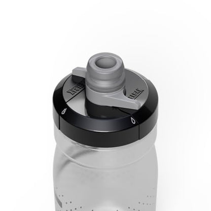CamelBak Podium Water Bottle 15oz, Carbon | Compact 15oz Size, Lightweight Design, Secure Cage Fit, High Flow Cap, Easy Squeeze Feel - color: Carbon