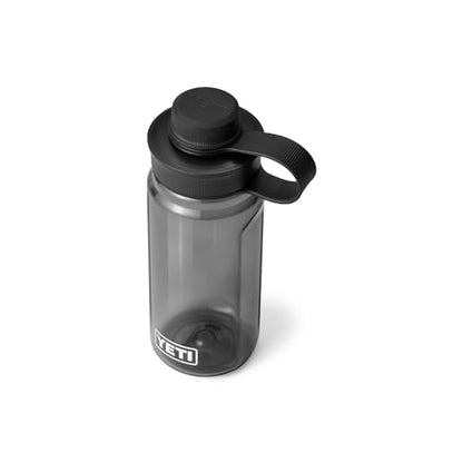 YETI Yonder Water Bottle with Yonder Tether Cap, Lightweight, Leakproof and BPA-Free - color: Charcoal, size: 20 Ounces