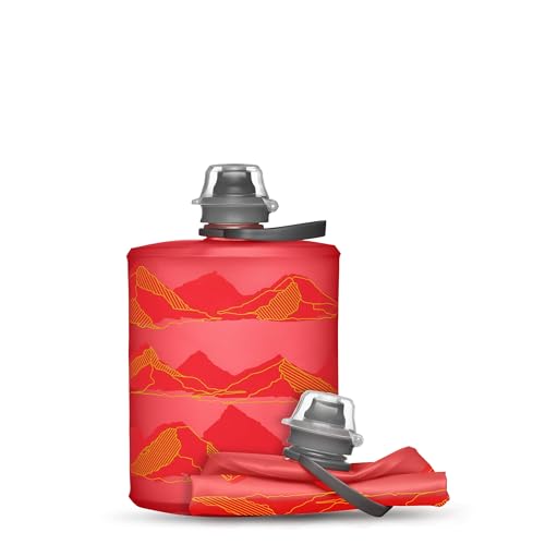 HydraPak Stow Collapsible Water Bottle (500ml, MTN Redwood) - color: MTN Redwood, style: 17oz/500ml