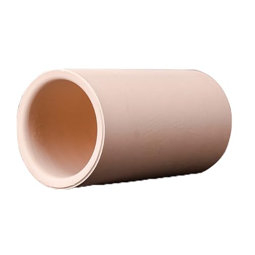 Aquarium Cave Ceramic Shelters - Shrimp and Small Fish Habitat, Breeding Tube, Hiding cave,Aquarium Decorative 3/6/Single Holes,Single Way Pipe - color: Single Way Pipe