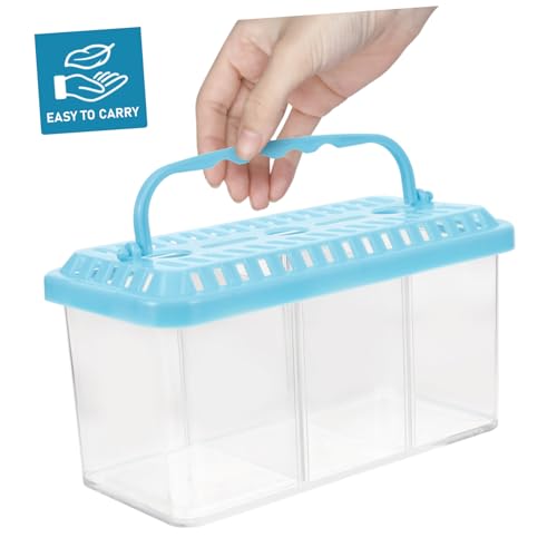 VICASKY Transparent Fish Breeding Box Multi Functional Isolation Tank for Fish Betta Shrimp Design for Easy Observation Aquarium Breeder Container