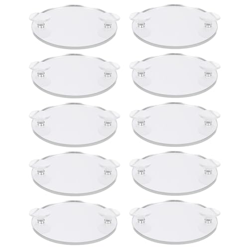 10pcs Betta Tank Mirror Cup Fish Tank Decor for Betta Fish Training High-Class Compact Design for Aquariums and Decorative Ornaments