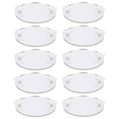 10pcs Betta Tank Mirror Cup Fish Tank Decor for Betta Fish Training High-Class Compact Design for Aquariums and Decorative Ornaments