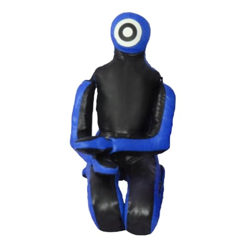MMA Training Dummy for Grappling and Boxing, Unfilled Practice Tool, Blue 68.8 inch