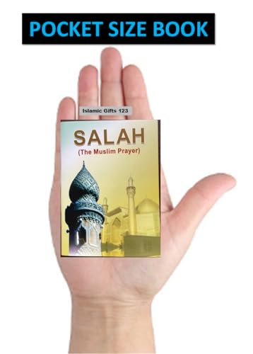 Islamic Salah Book [6 Pack ] Salat Pocket Size Muslim Prayers Book English + Arabic How to Pray Book-Islamic Favors Holy Quran Ramadan Gift Eid Favors Wholesale Islamic Gifts 123